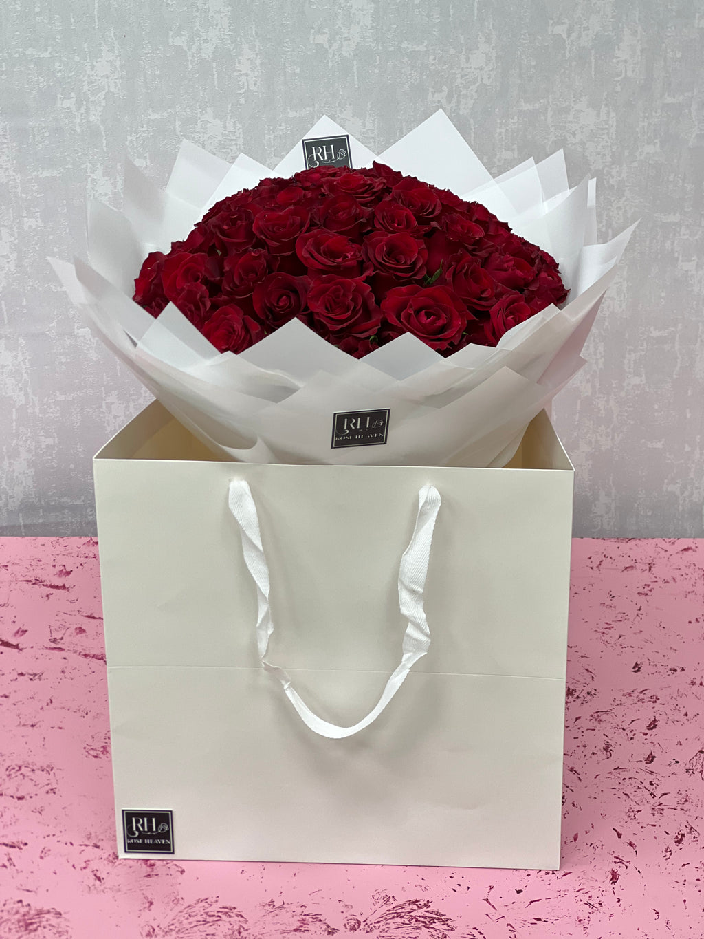50 Red Roses Bouquet